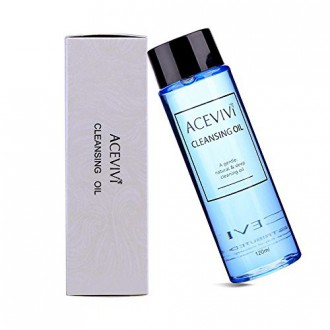 ACEVIVI Natural Facial Cleansing Oil Anti-Aging Deep Cleansing Oil Useful Eye Makeup Remover 5.3 Fluid Ounces-120ml