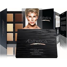 Aesthetica Cosmetics Crème Contour et mise en évidence Kit de maquillage - Contournage Fondation Palette / Concealer - Vegan, Cr