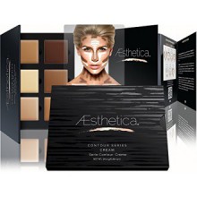 Aesthetica Cosmetics Crème Contour et mise en évidence Kit de maquillage - Contournage Fondation Palette / Concealer - Vegan, Cr