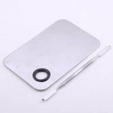 Ushoppingcart High Quality Professional Pro Lady Stainless Steel Cosmetic Makeup Palette Spatula Tool (150x100MM)