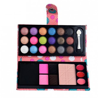 26Colors Cosmetic Eyeshadow Blush Lip Gloss Powder Makeup Palette (Pink)