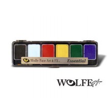 Wolfe 6 Paleta de colores Kit / pintura de la cara (Skinz)
