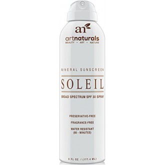 Art Naturals SPF 30 Broad Spectrum Sunscreen Vaporisateur 6 oz -Water Résistant 80 Minutes - Avec le meilleur Natural &amp; Orga