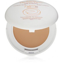 Eau Thermale Avène High Protection Tinted Compact SPF 50 Sunscreen, Beige, 0.35 oz.
