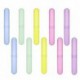 SPARIK ENJOY Pack of 10 Assort Color Plastic Toothbrush Case/Holder for Travel Use