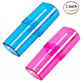 Portable Travel Organizer DB.WOR Toothbrush Plastic Storage Box & Toothpaste Large Capacity Case and Wash Gargle Cup for