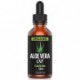 Aceite de Aloe Vera Orgánica para el pelo, la cara, la piel, el cuerpo y quemaduras - pura y prensado en frío - con la vitamina 