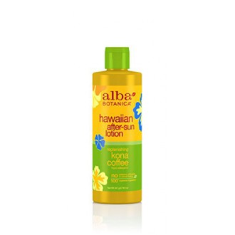 Alba Botanica Hawaiian, Kona Coffee After-Sun Lotion, 8.5 Ounce