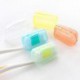 5 PCS Family Candy-colored Bacteria Travel Toothbrush(Random Color)