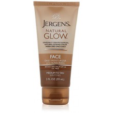 Jergens Natural Glow Healthy Complexion Daily Facial Moisturizer for Medium to Tan SPF, 2 Ounce