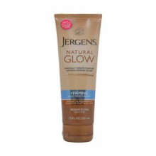 Jergens Natural Glow + Fermeté Hydratant quotidien moyen à Tan Skin Tones 7,5 oz