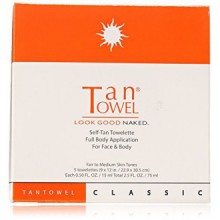 Tan Towel Full Body Classic Self-Tan Towelettes 5 Pack