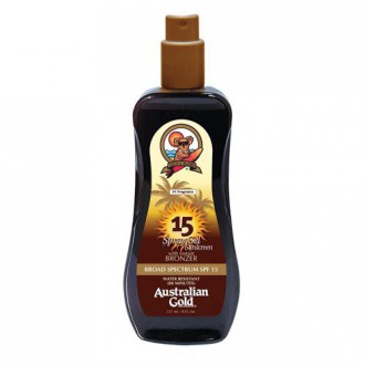 Australian Gold SPF 15 Gel spray bronceador con, de 8 onzas