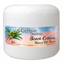 Soluciones Caribe Playa Colores Naturales autobronceador, 6 onza