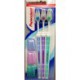 Pepsodent completa Cuidado, Cepillo de dientes (suave) con cubierta de cepillo de dientes, 3 pack