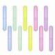 Amariver Paquet de 10 Assort en plastique couleur Toothbrush Case / Support pour utilisation Voyage