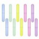 Amariver Pack of 10 Assort Color Plastic Toothbrush Case/Holder for Travel Use