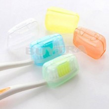 ensunpal store NEW 5PCS Travel Toothbrush Head Cover Case Cap Camping Brush Cleaner Protect