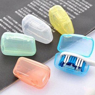 Huayang Toothbrush Voyage Portable Head Housse de protection Caps Santé germproof 5Pcs