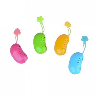 Flammi 4pcs ABS Toothbrush Head Cover Case Cap Cleaner Protector for Daily and Outdoor Travel Use