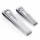 TOP TENG® Deluxe Brushed Stainless Steel Sharpest Nail Clippers Set in Gift Box | Fingernail + Toenail Clippers Set |