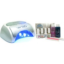 Armonía Gelish 18G del clavo del gel polaco Led de luz de lámpara de curado de manicura con el Kit Basix