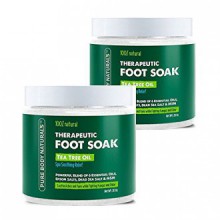 Foot Soak with Tea Tree Oil - 20 oz Tea Tree Essential Oil Foot Bath Fights Fungus & Bacteria,Soothes Aches & Pains,Soften