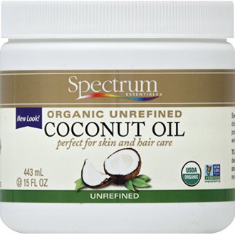 Spectrum Essentials Organic Coconut Oil, Unrefined, 15 Ounce