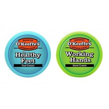 O'Keeffe's Working Hands & Healthy Feet Combination Pack of Jars