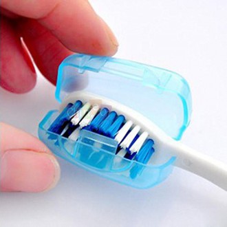 1set / 5pcs liberan la nueva portátil cubierta de la cabeza del cepillo de dientes de viaje caja protectora de los casquillos de
