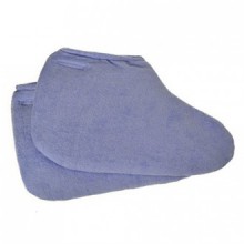 Cera de parafina Terapia / Spa paño Booties- 3 Pack (lavanda / púrpura)