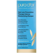 Terapia Prevención PURA D'o caída del cabello Mascarilla Hidratante Intenso, 12 onza líquida
