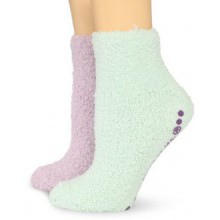 Dr. Scholl's Women's 2 Pack Spa Low Cut Socks With Treads, SeaFoam, Shoe: 4-10