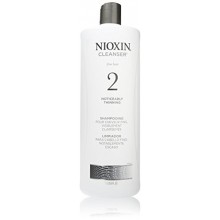 Limpiador Nioxin, Sistema 2 (Fine / extremadamente finos) con champú, 33.8 onza