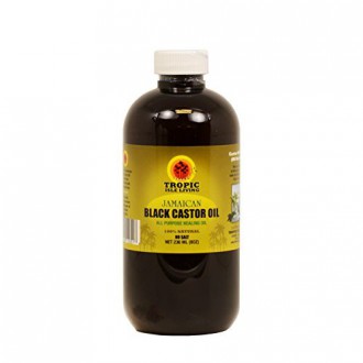 Tropic Isle Jamaican Noir Castor Oil 8 oz avec un applicateur, Big Sale !! - Safe Pet Bottle Packaing