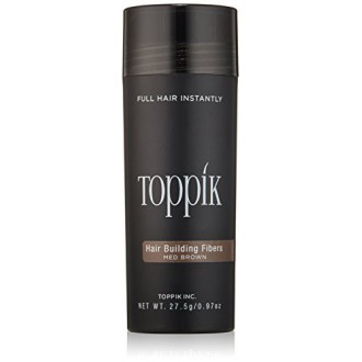 TOPPIK Hair Building Fibers, Medium Brown, 0.97 oz.