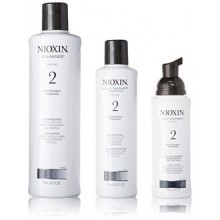 2 Starter Kit Limpiador Nioxin System, Terapia cuero cabelludo y el cuero cabelludo Tratamiento 1 juego (Limpiador 300 ml (10,1 