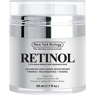 Retinol Cream Moisturizer with Hyaluronic Acid - Daily Moisturizing Cream Helps Fight Signs of Aging and Get Rid of Wrinkles