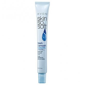 Avon Skin so Soft Fresh & Smooth Moisturizing Facial Hair Removal Cream