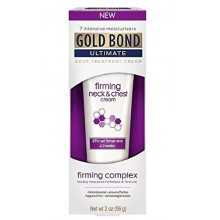 Último Gold Bond reafirmante de cuello y de la crema en el pecho, de 2 onzas (paquete de 2)