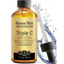 Buena Skin Triple Vitamin C Serum Anti Aging Antioxidant - 1oz