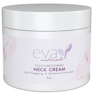 Neck Firming Cream by Eva Naturals (2 oz) - Firming Lotion for Sagging Neck, Face, and Décolleté - Fights Wrinkles and