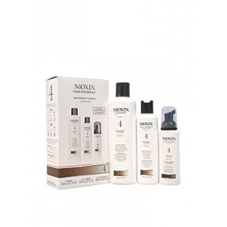 Nioxin System 4 Kit, Noticeably Thinning, Fine, Chemically-Treated Hair