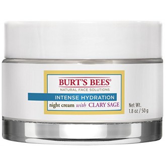 Las abejas de Burt Intense Crema Hidratación Noche, 1,8 Onzas