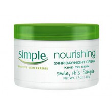 Simple Kind de crema para la piel, nutriendo 24 horas del día y de la noche 1,7 oz