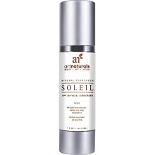 Art Naturals Facial Sunscreen SPF 30 & Tinted Moisturizer / Anti Aging Cream - 1.5 oz Water Resistant 80 Minutes - Made with
