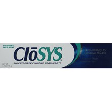 Closys Pasta de Dientes Fluor, Suave menta, 7 onza