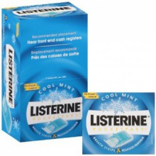 Listerine Pocket Paks Strips Oral Care Breath (menthe fraîche), tue les germes pour Fresh Breath - 12 Packs (24 bandes par paque