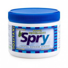Spry Sugarfree Mints - 240 pieces - with Xylitol, Power Peppermints