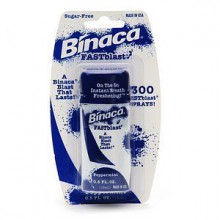 Binaca Fastblast Breath Spray Peppermint 0.50 Oz (Pack of 12)